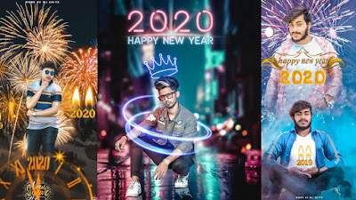 Happy new year picsart photo editing 2020