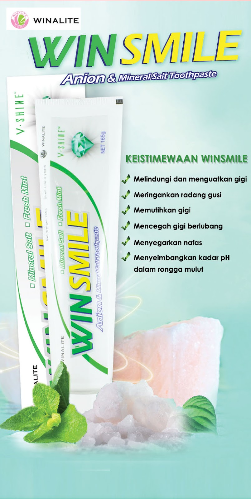WinSmile Anion & Mineral Toothpaste
