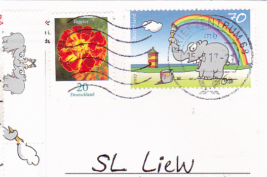 Postcard A La Carte: Flags of Multiple Countries