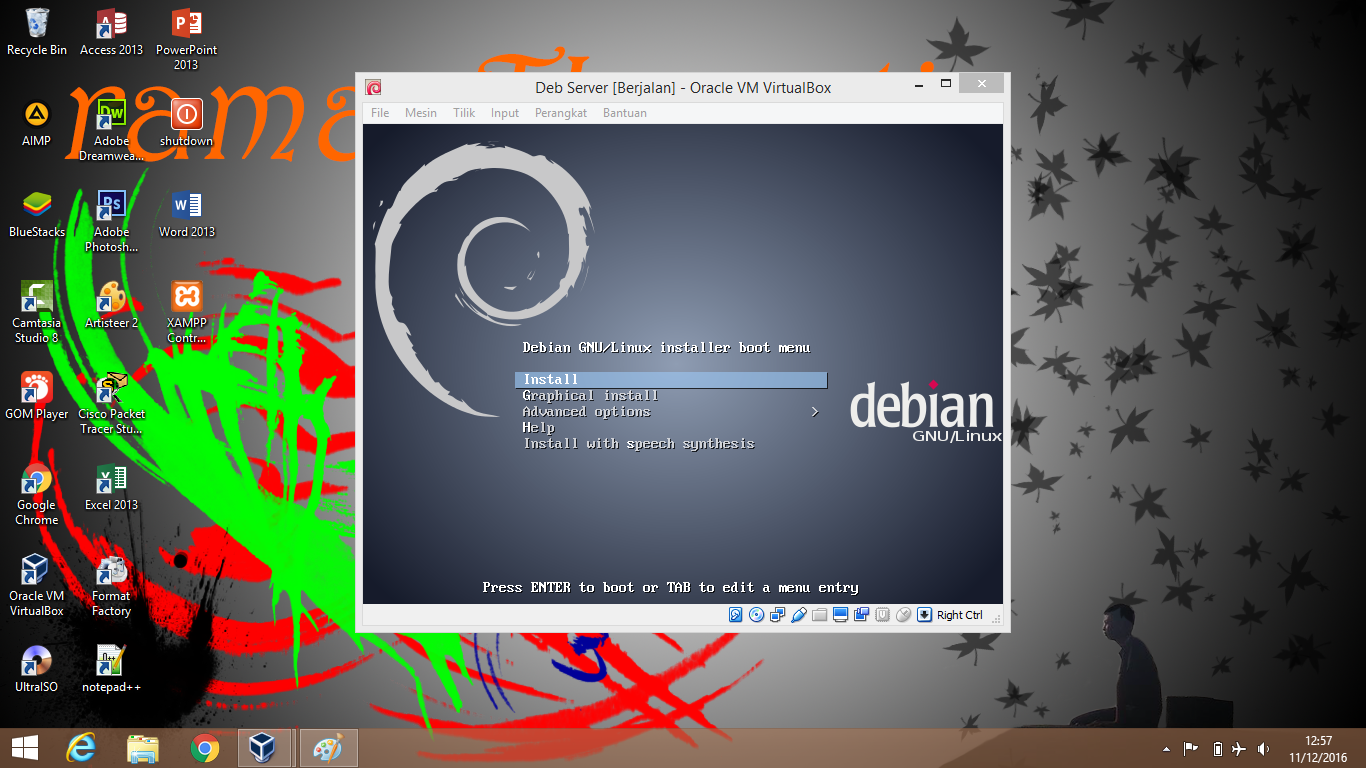 Debian домен