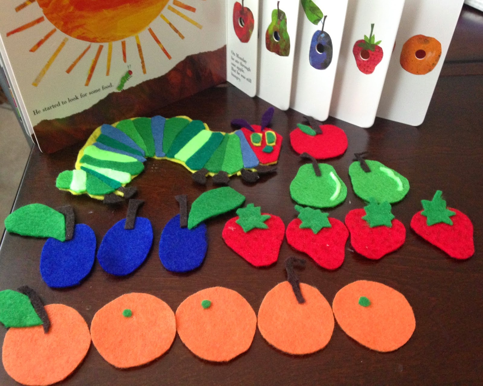Frugal Allergy Mom Felt Stories The Very Hungry Caterpillar