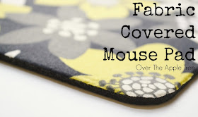Fabric Covered Mouse Pad, Over The Apple Tree