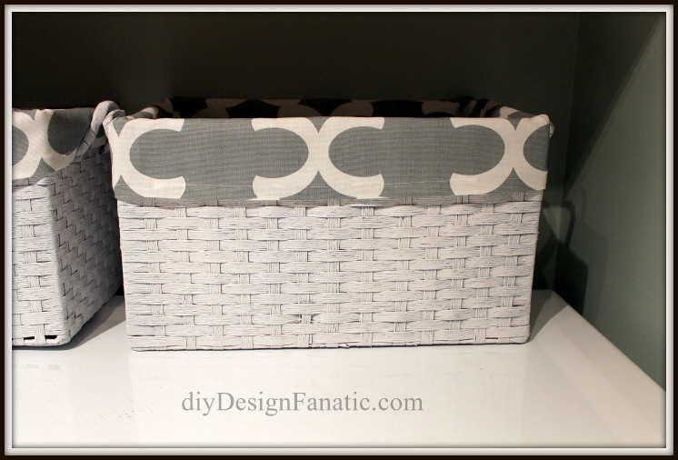 diy Design Fanatic How To Make A Liner For A Basket