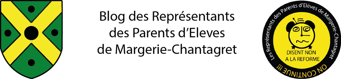                     Blog des representants de parents d'élèves de Margerie-Chantagret