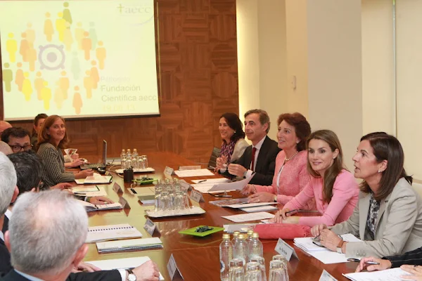 Princess Letizia attended a meeting of the Scientific Board of the Foundation of the Spanish Association Against Cancer