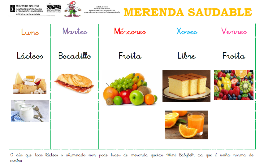 Merenda saudable