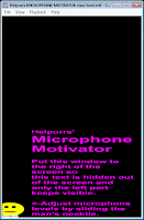 MICROPHONE MOTIVATOR (tool for kids class)
