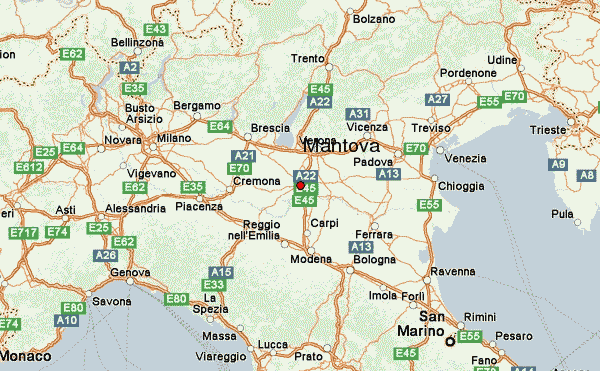 Mantova Italy Map Mantova Italy Map