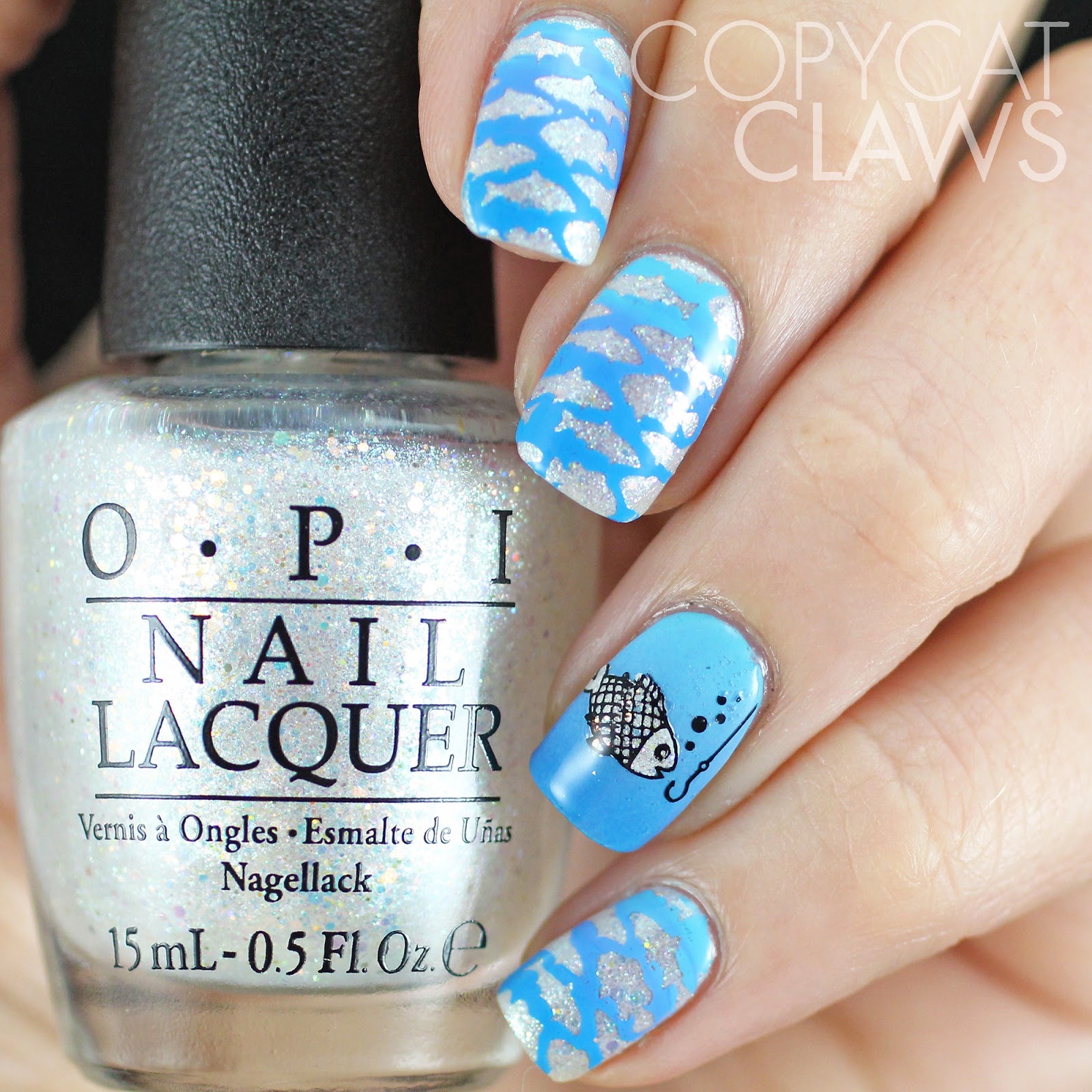 Copycat Claws Sunday Stamping Let's Go Fishing
