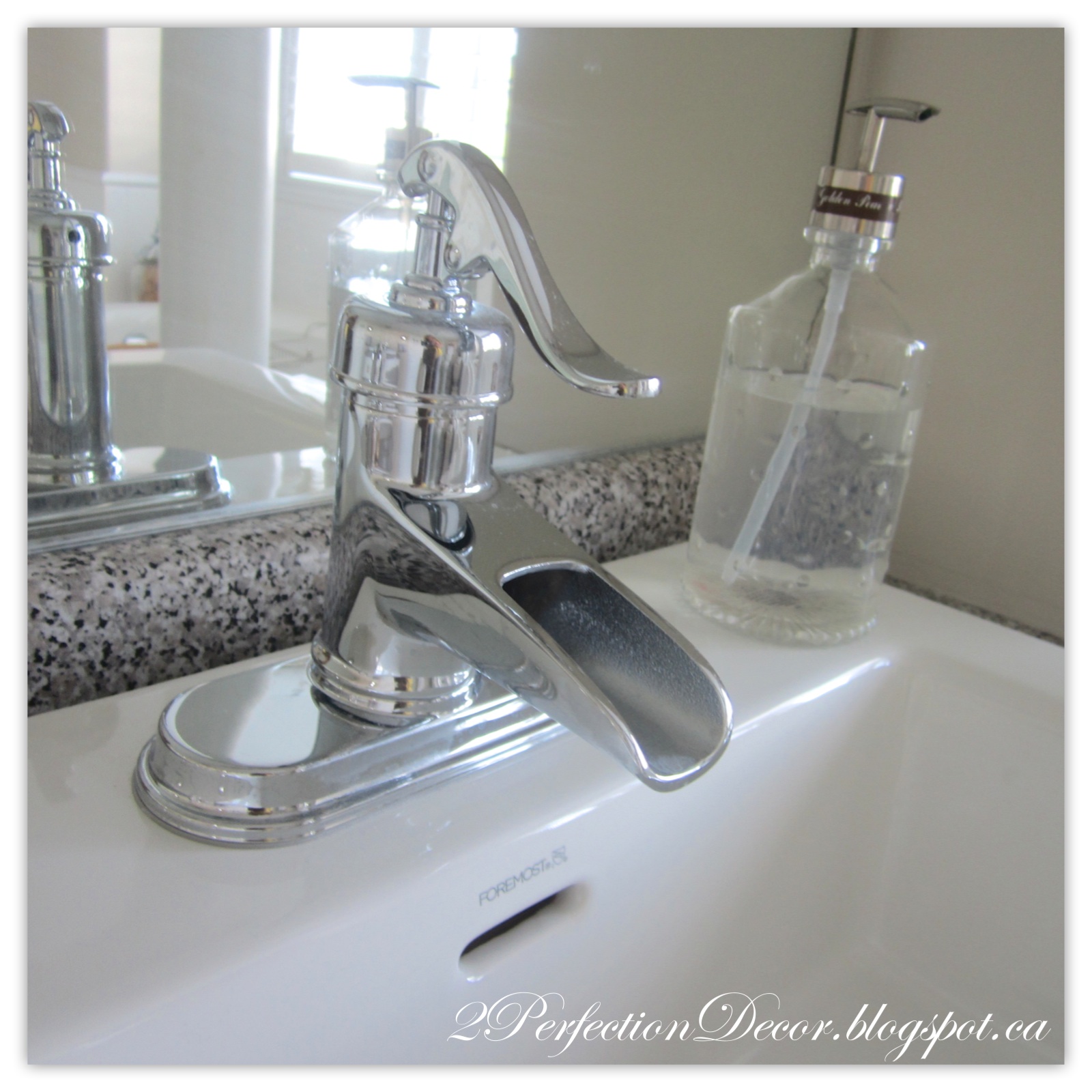 2Perfection Decor Updating old Bathroom Sinks.. while reusing old