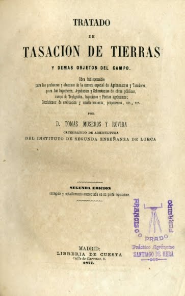 1877 TRATADO DE TASACIÓN DE TIERRAS