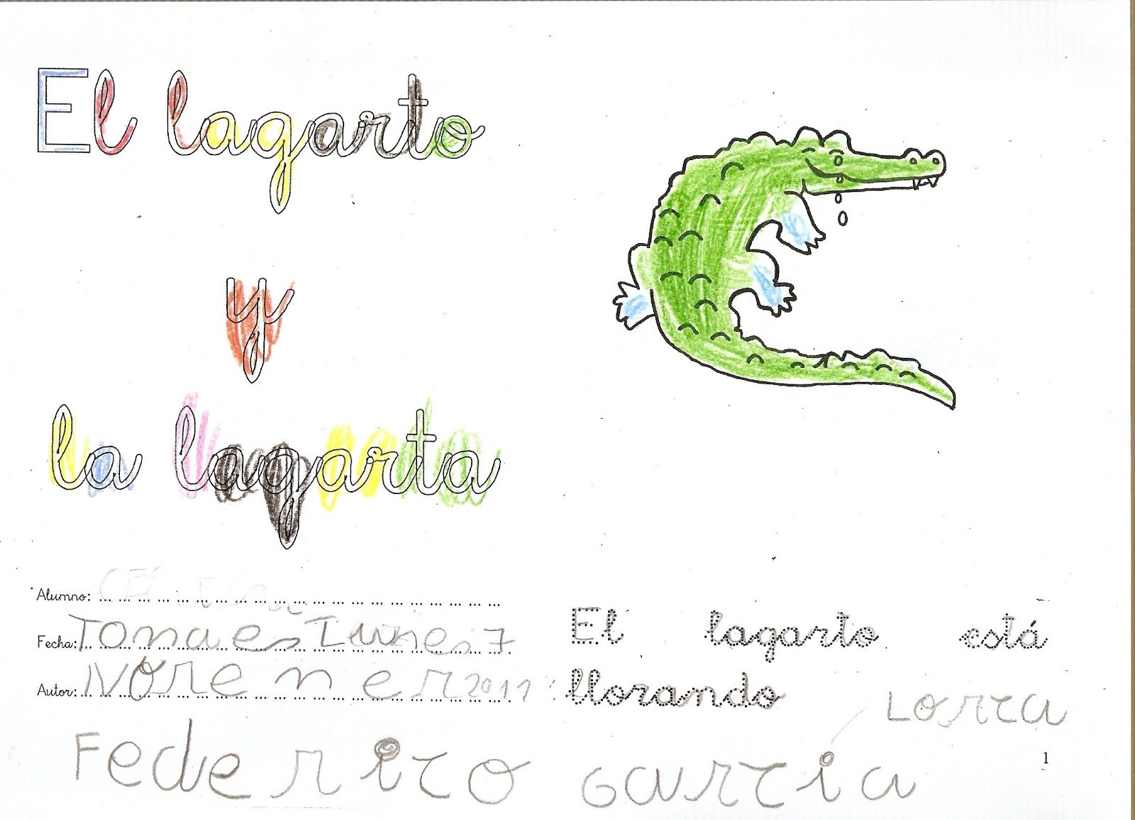 Nuestros Proyectos: EL LAGARTO Y LA LAGARTA.