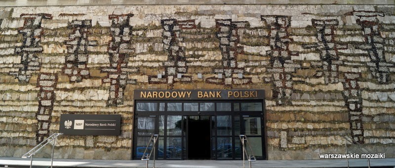 Warszawa Narodowy Bank Polski Świętokrzyska ozdoba