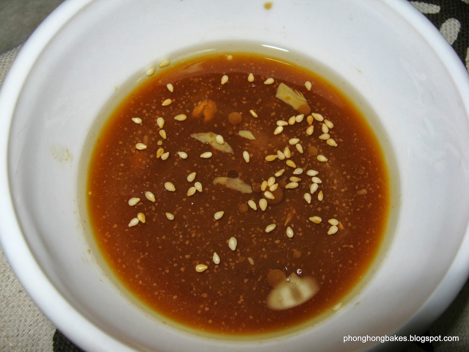 Phong Hong Bakes and Cooks! Miso Honey Salad Dressing