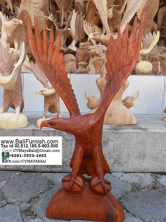 Eagle Wood Carvings from Bali Indonesia CVMAYA Bali Crafts Home Decors Wood Carvings Bali