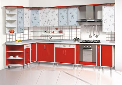 red modular kitchen ideas and cabinet designs for modern homes