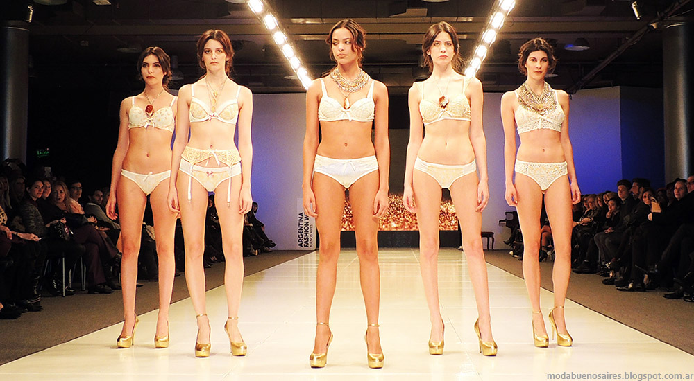 Moda ropa interior 2015 Ara Intimates by Araceli Gonzalez Argentina Fashion Week primavera verano 2015.