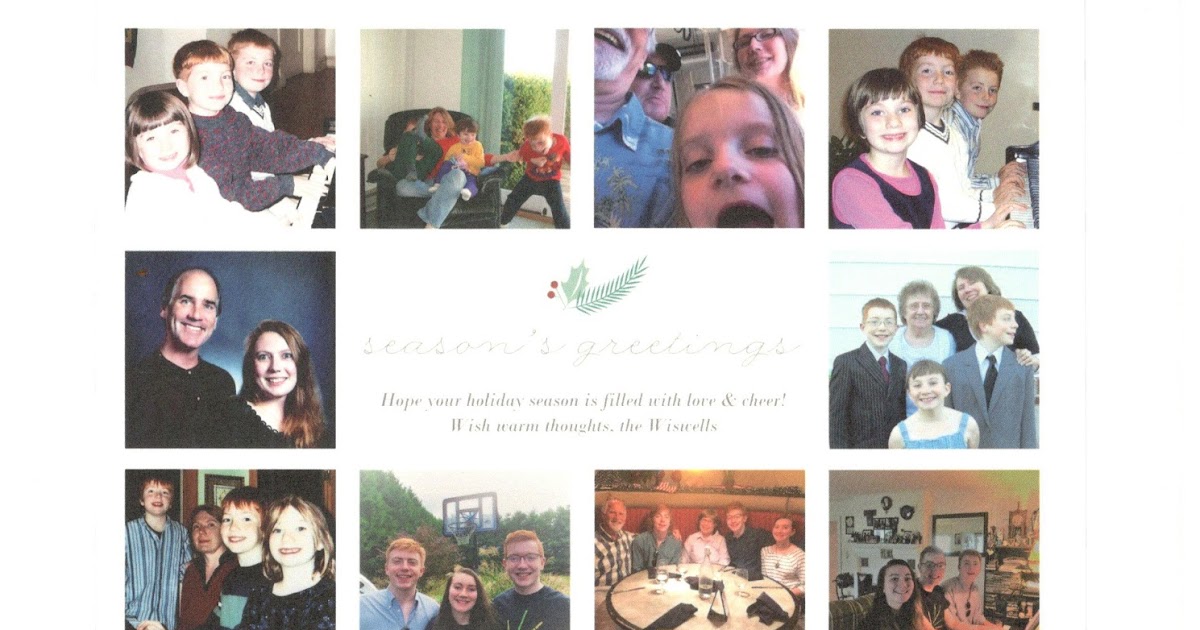 hatobeus: Happy Holidays from the Wiswell Family!
