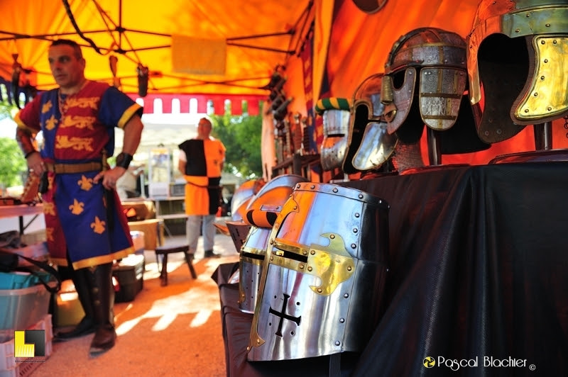 heaumes de chevaliers photo Pascal Blachier