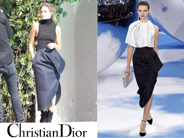 Olivia Palermo in Christian Dior(Fall 2013) – Vogue Australia Shoot 