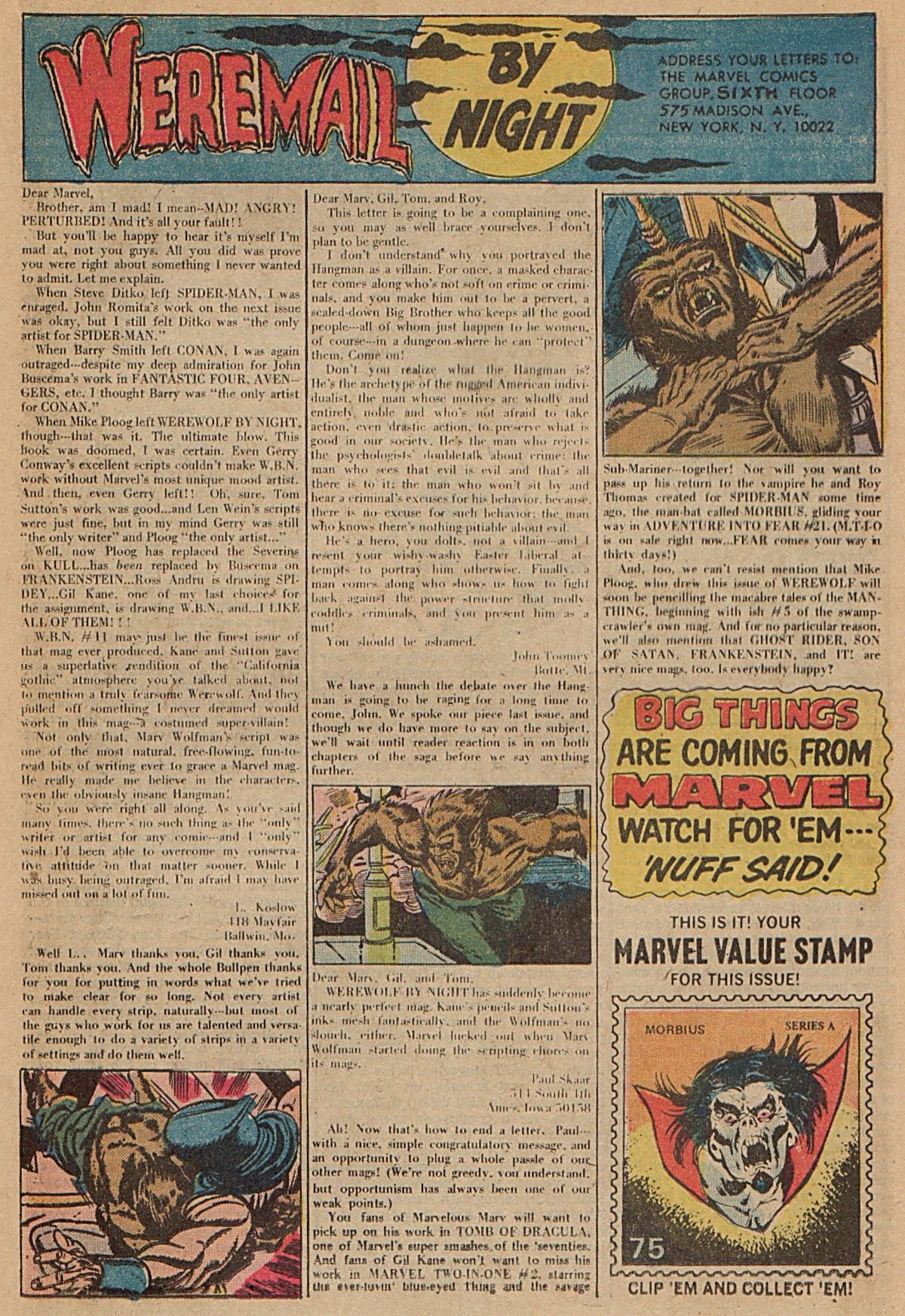 Read online Werewolf by Night (1972) comic -  Issue #15 - 14