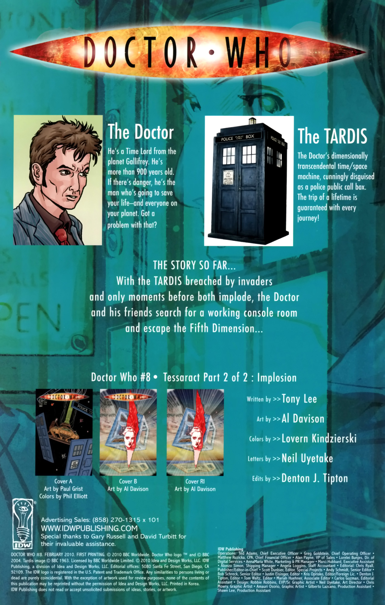Read online Doctor Who (2009) comic -  Issue #8 - 3