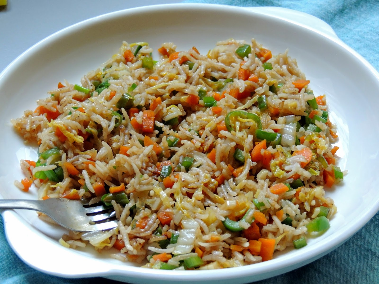 Crimson Spice Vegetable Fried Rice