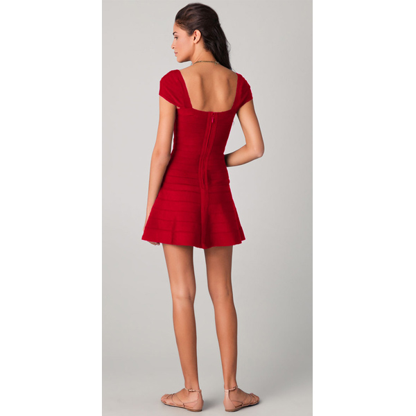 new website for your fashion: Herve Leger Makayla Bandage Dress Red