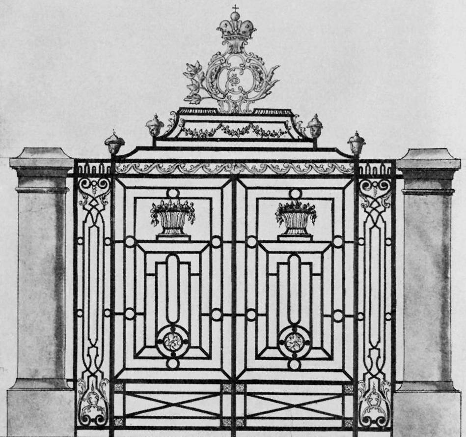 Решетка летнего сада в санкт петербурге рисунок