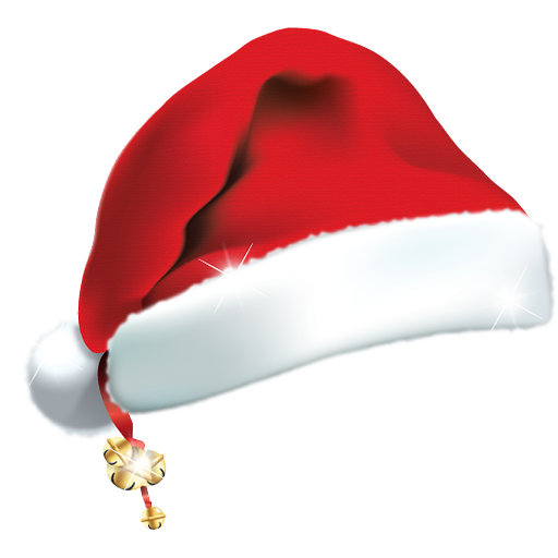 Gorro de Papa Noel ( Santa Claus ) con fondo transparente
