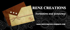 Renz Creations: Invitations and Giveaways
