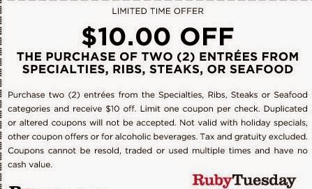 Ruby Tuesday Printable Coupons May 2018 Ruby Tuesday Printable Coupons May 2018