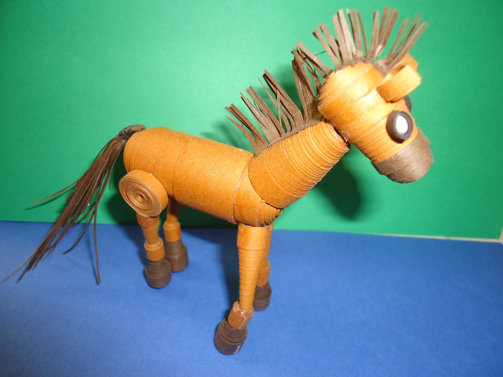 quilling creations Quilled horse