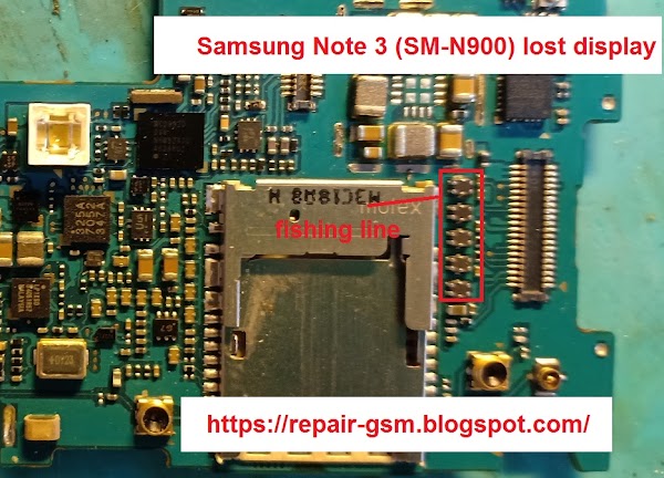 Samsung Note 3 (SM-N900) lost display