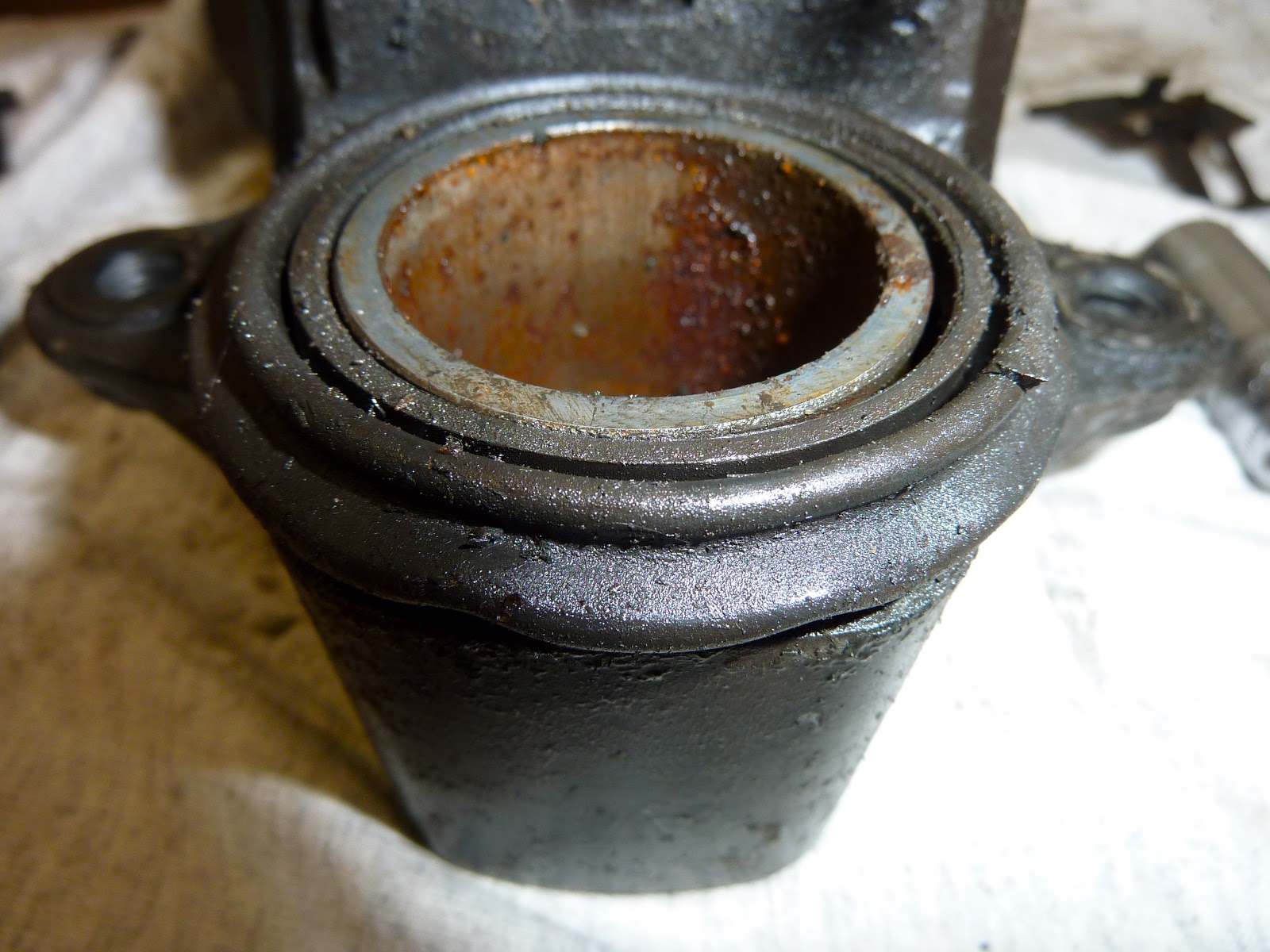 Ford focus front brake caliper sticking