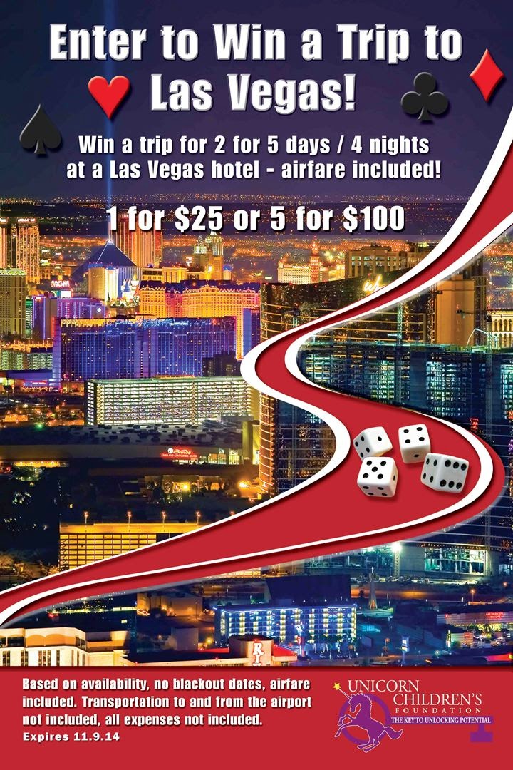 Unicorn Children's Foundation Enter to Win a Trip to Vegas!