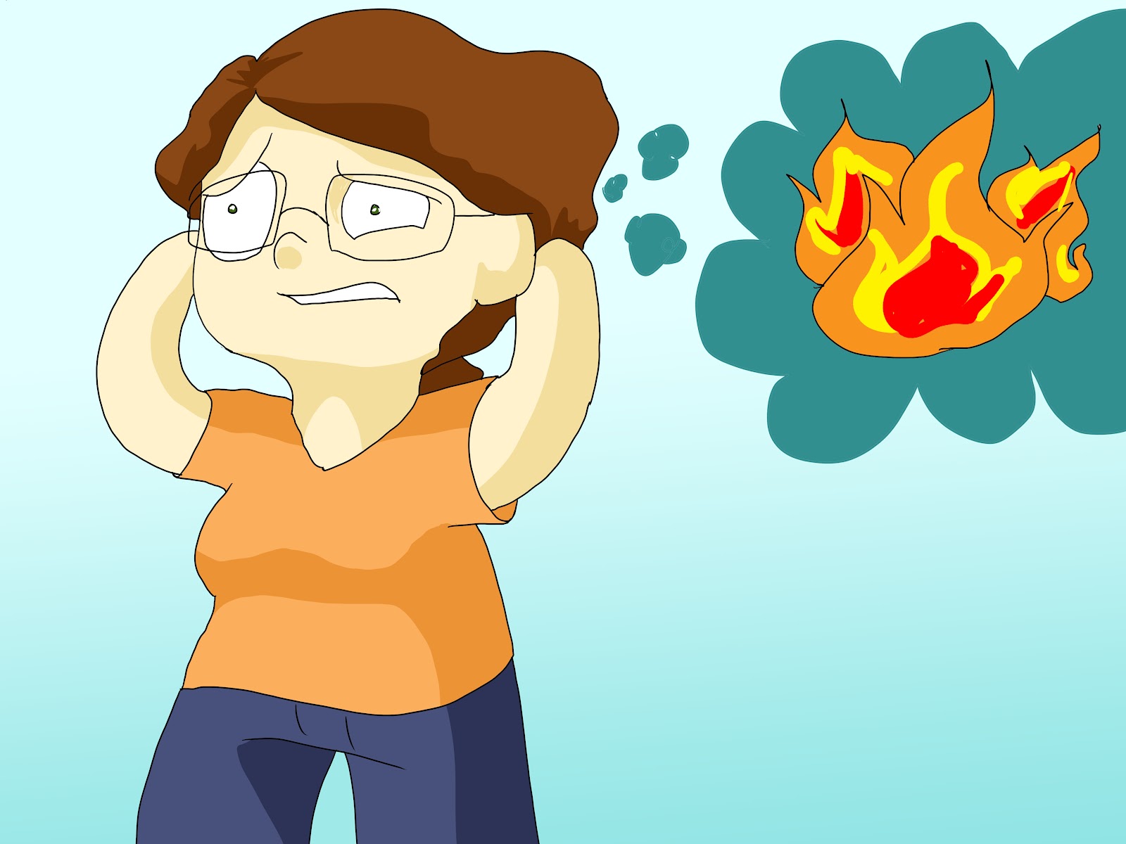 Cartoon glasses and the world seen through them The Dangers of Glade