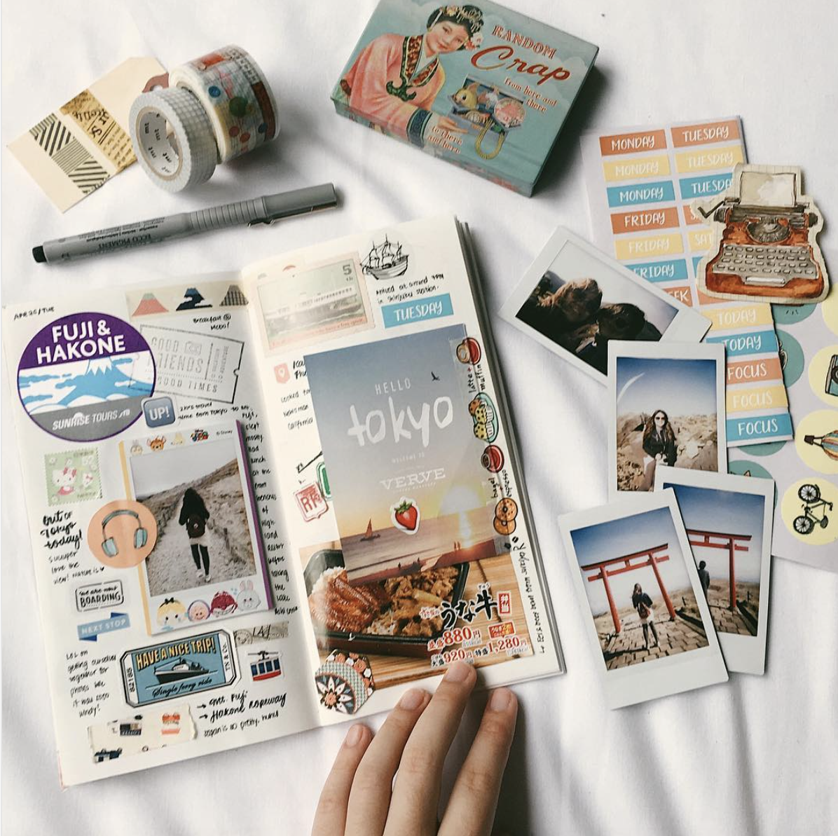 Taccuino In Pelle Wanderings A5 - Organizer 6 Anelli, Ricaricabile | Perfetto Per Viaggi, Appunti