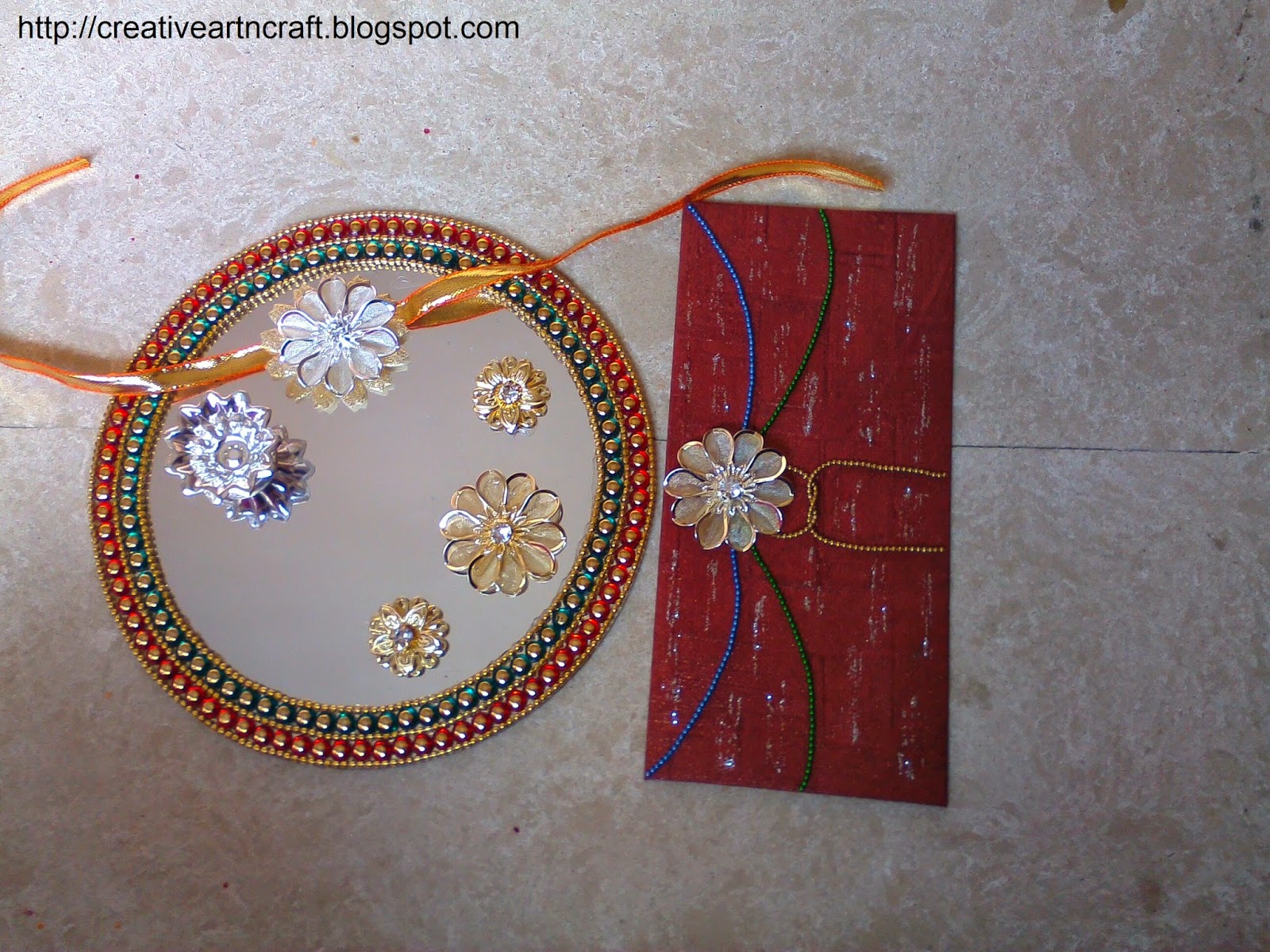 Anu's art and crafts Rakhi Decoration