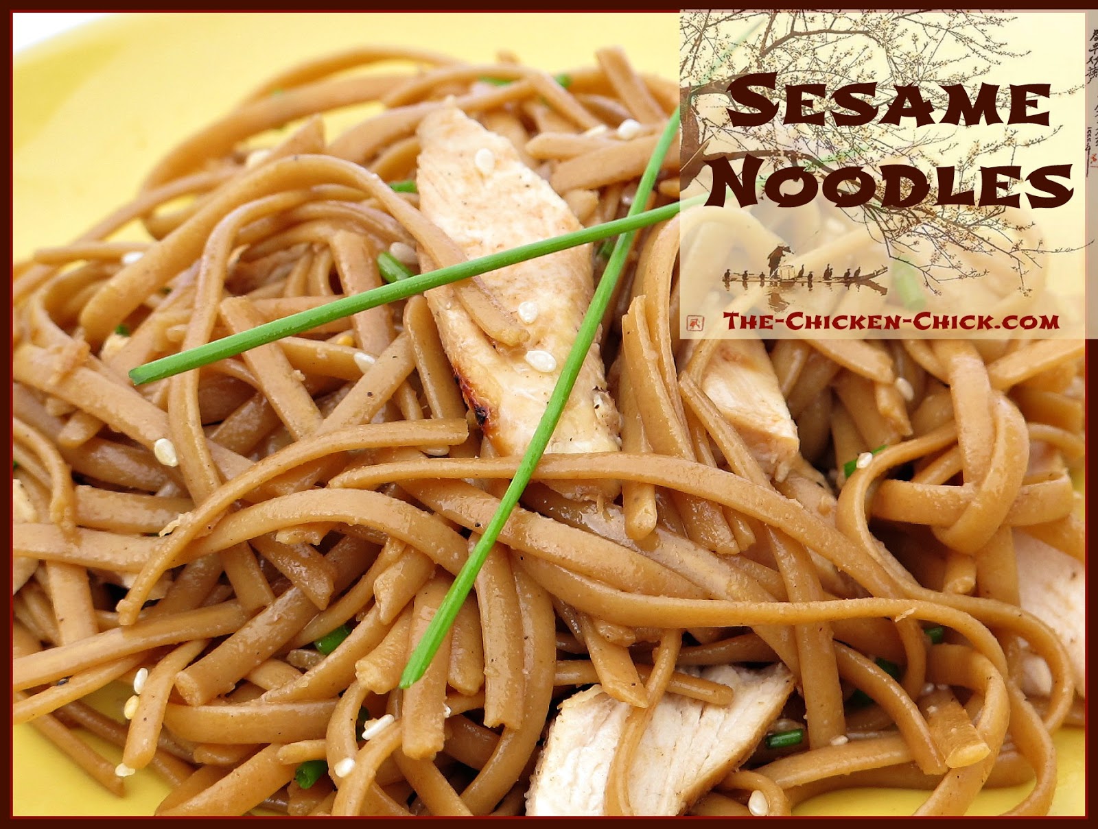Sesame Noodles | The Chicken Chick® Sesame Noodles | The Chicken Chick®