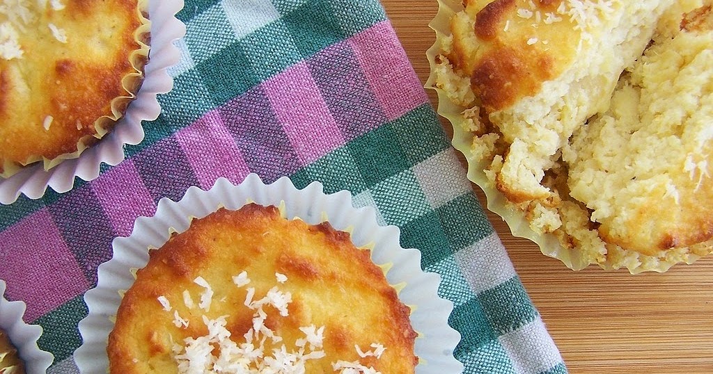 Gluten Free Pina Colada Muffins, with pineapple and coconut, sugar free ...