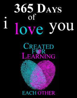 Reasons we love each other...a gift for each day...a journey of affirming thoughts for the ones we love...365 days of loving each other by Created for Learning 