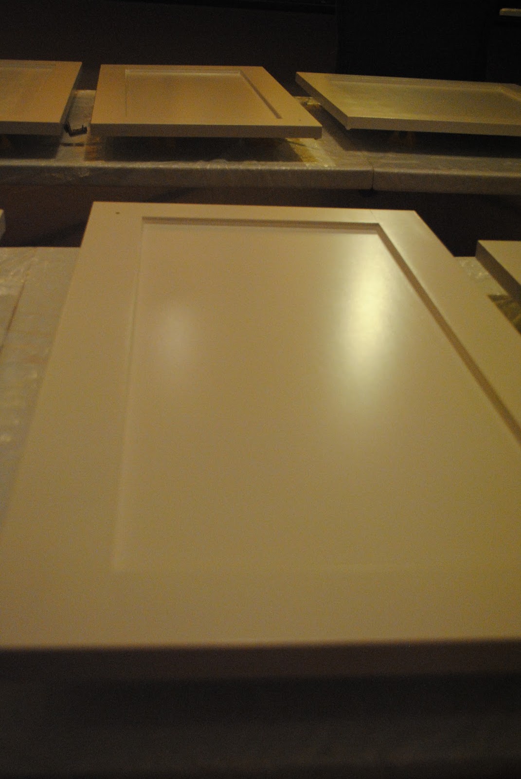 Painting Foil Wrapped Kitchen