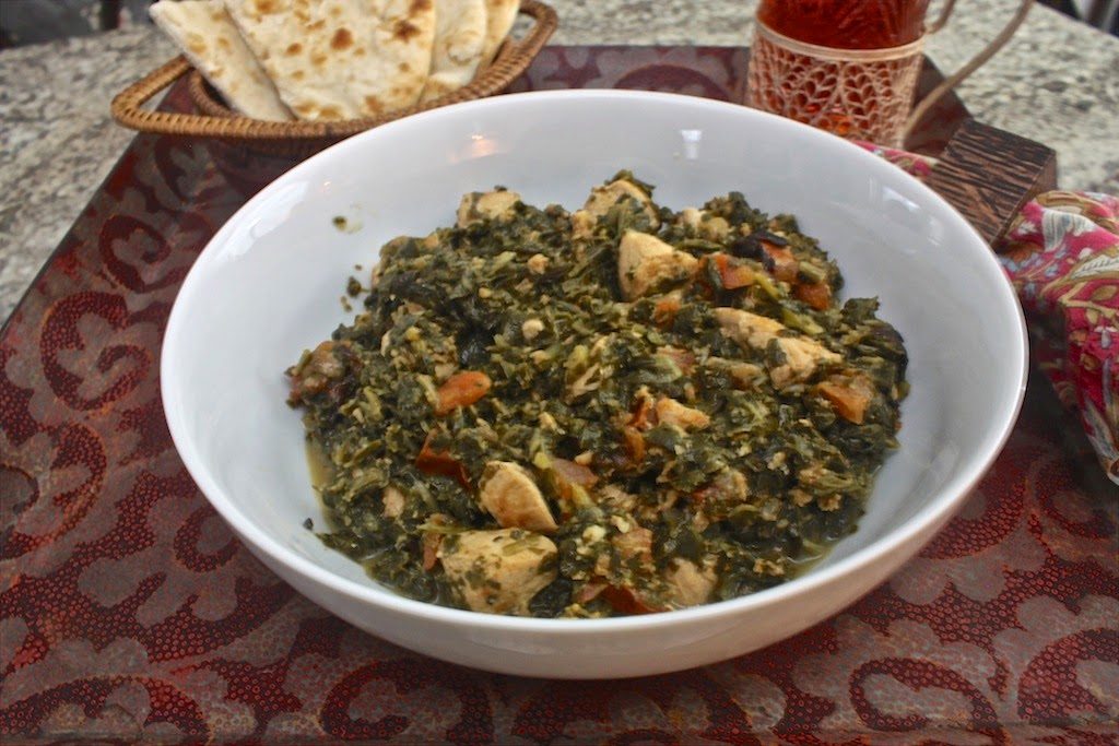 Lemongrass & Thyme Indian Chicken and Spinach Curry