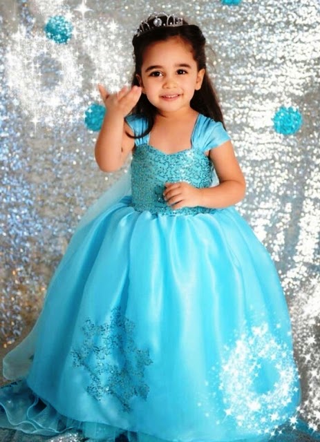 12 Gambar Model Dress Elsa Frozen Lucu Anak Cewek Warna