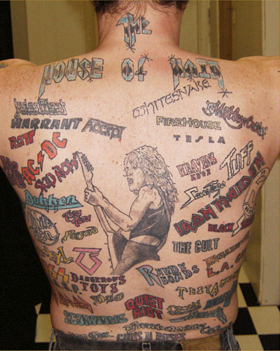 Tatuajes de Rock