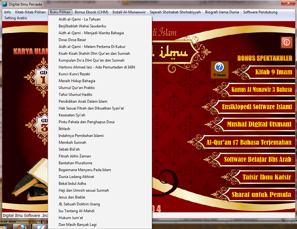 Software ensiklopedi hadits kitab 9 imam gratis heavenetp Software ensiklopedi hadits kitab 9 imam gratis heavenetp
