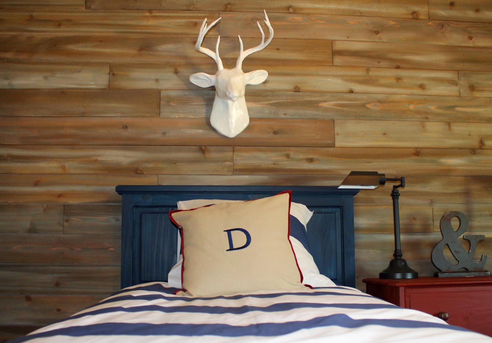 The ragged wren : Wood feature wall