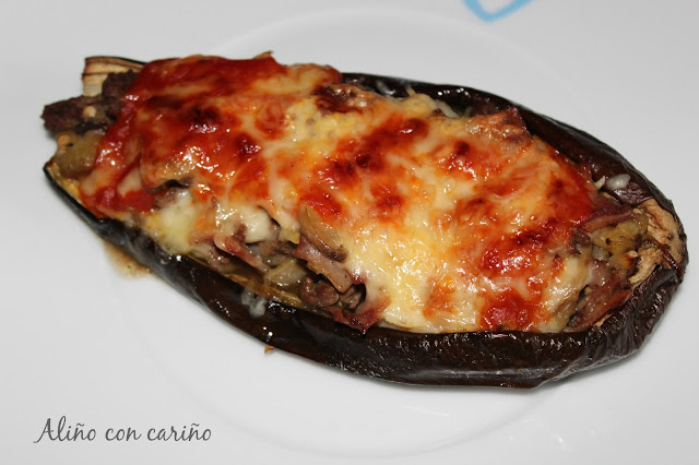 Berenjenas rellenas carne