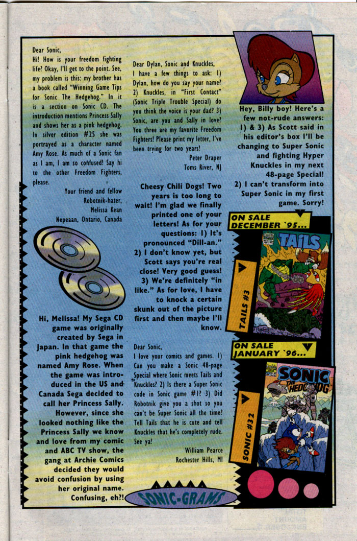 Read online Sonic The Hedgehog comic -  Issue #31 - 30